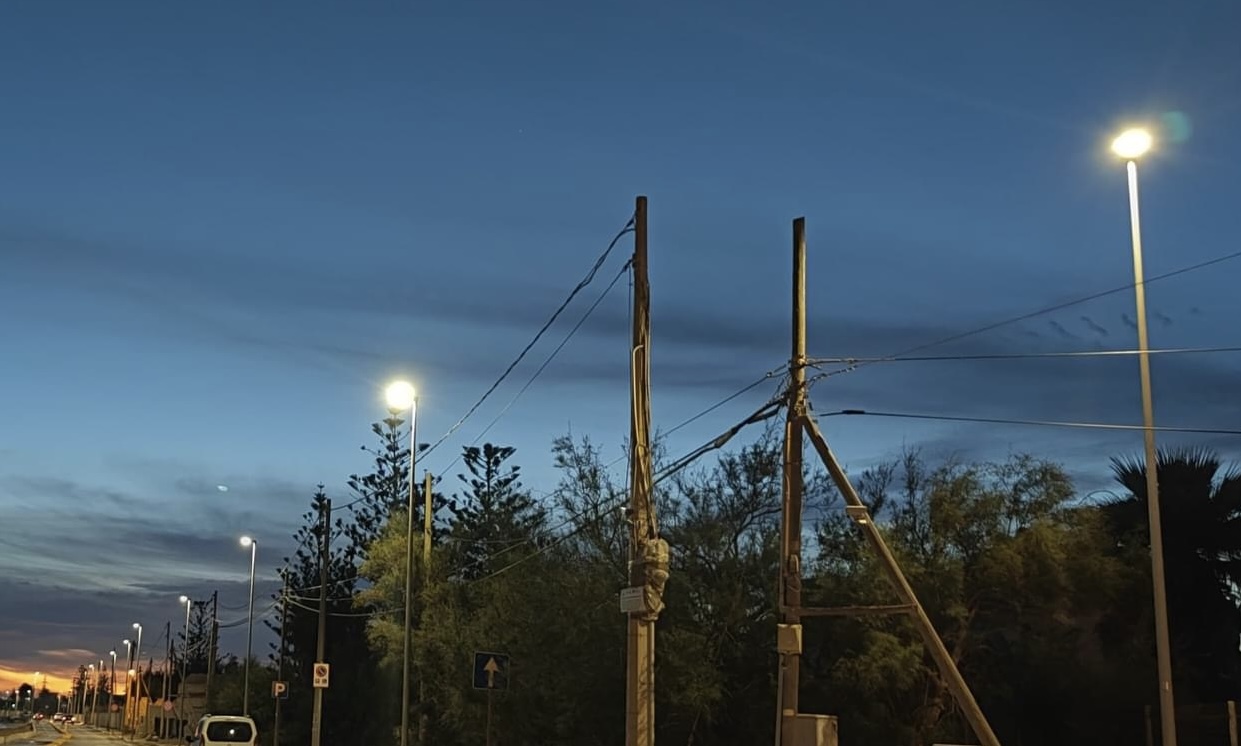 Da stasera s'illumina l'ultimo tratto del Lungomare Fata Morgana