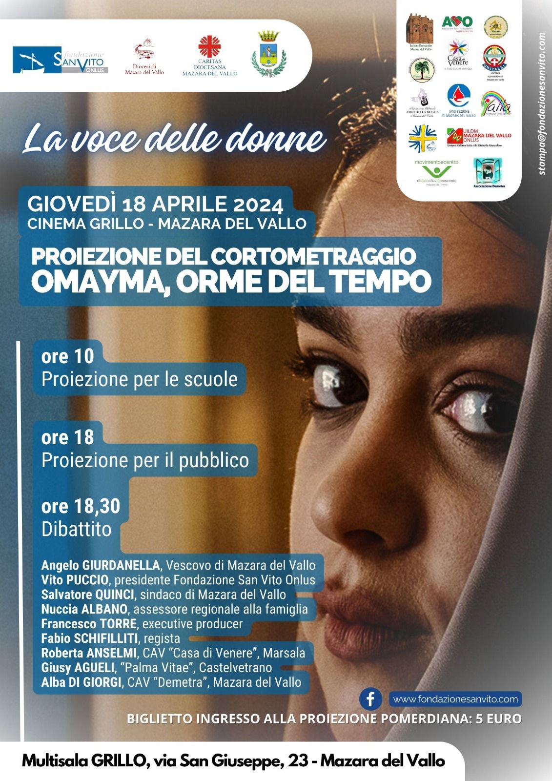 Proiezione pomeridiana del cortometraggio "Omaya, orme del tempo"